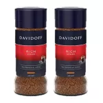 Davidoff Cafe Rich Aroma Instant Coffee แดวิดอฟฟ์ คาเฟ่ ริชอโรม่า กาแฟสำเร็จรูป 100g. (แพคคู่)