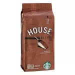 Starbucks Coffee Bean House Blend Medium Roasted (USA Imported) Starbucks Roasted coffee beans Blend Midium Rose 250g.
