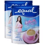 Equal 3in1 Coffee with Collagen อิควล กาแฟผสมคอลลาเจน ไม่มีน้ำตาล 18g. x 10ซอง (2แพค)