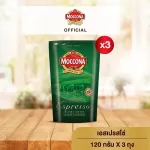 [X3 Bag] MocCona Espresso Instant Coffee Mocha, Espresso, ready -made coffee, 120 grams