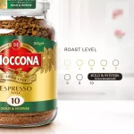 MOCCONA ESPRESSO STYLE MOCCO COACE SEA SOTO SEA SOTO SEA SORE CORE SIDDACTION 200 grams