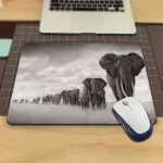 Maiyaca Elephant Vintage Pattern Style Anti-Slip Mousepad Computer Mouse Pad Mat for Optal Me Trackball Mouse Not LockedGe Mouse