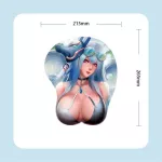 Silicone Mouse pad, 3D beautiful mouse pad, hand bowl, office, comfortable wrist sheet, Th33525