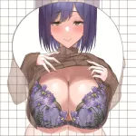 Sexy beauty, mouse pad, cute silicone chest, 3D cartoon thick, wrist sheet