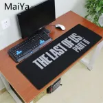 Maiya Vintage Cool The Last Of Us Deskpad Game Mousepad Large Mouse Pad Keyboards Mat