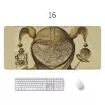 World Map Mouse Pad Gaming Mouse Pad Natural Rubber Large Mouse Pad Waterproof Anti-slip Keyboard Mat Desk Mat For Computer Game