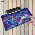 Mairuige World Map Rubber Large LARGE MOUSE PAD DESK MATS BIG MOUSEPADS GAMING RUG XL for Office Work/ Gaming for CSGO DOTA
