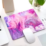 Small Size Marble Gaming Mouse Pad Anti-slip Natural Rubber Pc Computer Gamer Mousepad Desk Mat For Notebook Lapgamer Mousep