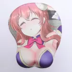 SOVAWIN GAMING MOUSE PAD Anime 3D SOFT BREAST WRST WRST CARST CARTOON PAD SEXY HIP MOT SILICON WRIST GEL MOUSEPAD
