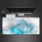 Blue Sky Adds Cloud Scenery Mousepad Contractd and Able Computer Keyboard Deskpad High Quality Large Game Pad