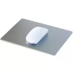 Slim Sleek Anti-slip Mouse Pad Aluminum Alloy Computer Gaming Mouse Pads Waterproof Mice Mousepad Tapis De Souris 20*18*0.22 Cm