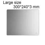 100% Xiaomi Mouse Pad Alloy Metal Mi Large Gaming Mouse Mat Pure Metal Mousepad Metal Anti-skid Silicone Bottom