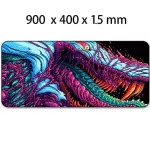 Gaming Mouse Pad XL Large 900*400 Locking Edge Rubber Mousepad Gamer CS Go Hyper Beast Mouse