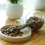 Premium coffee beans, Doi Mae U, roasted neck