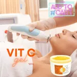 เซทลดฝ้ากระ ลดจุดด่างดำ ลดรอยสิวบนใบหน้า บำรุงผิวหน้า เซรั่มลดฝ้ากระ+ เจลนวดหน้าวิตามินซี แถมฟรี! เครื่องผลักวิตามิน