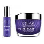 OLAY Regenerist Retinol24 Night SET (Night Cream 50g + Serum 30g) โอเลย์ รีเจนเนอรีส เรตินอล24 ไนท์ เซ็ท (ไนท์ครีม 50g + เซรั่ม 30g)