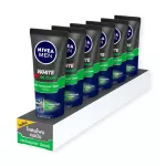 Nivea Men White Oil Clear Mud Foam 18 g x 6.นีเวีย เมน ไวท์ ออยล์ เคลียร์ มัด โฟม ขนาด 18 กรัม แพ็ค 6 หลอด