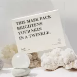 Ready to deliver, white skin mask, Aroh Probiotics Brightening Mask 10 sheets/box in front of the Korean front mask sheet