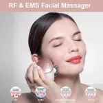 RF EMS tightening facial massager, 3D 4 -head massage system, 5in1