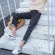 Free Shipping Korean Boyfriend Style Hole Harem Ninth Jean Pants