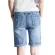 New Siying jeans, jeans, women's five points, elastic waist, comfortable women, five stretch pants, loose straight pants