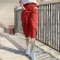 กางเกงทำงานผู้หญิงฤดูร้อนกางเกงขายาวผ้าฝ้ายทรงหลวมเอวกลางกางเกงฮาเร็มแปดสีในเมือง 20906