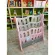 Hellomom ชั้นวางหนังสือกระต่าย สำหรับเด็ก 3 ชั้น พร้อมช่องใส่ของ 3 ช่องดีไซน์รูปกวาง น่ารัก สดใส Rabbit bookshelf