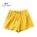 Women's pants, shorts, linen, mixed cotton, Korean style, comfortable to wear, 2 -sided bag color
