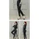 XCUTE - High -waisted pants, harem style, simple style, can be scolded in a variety of matches 7412