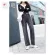 XCUTE - High -waisted long -wax jeans, cool stretch, korean style, do not miss 8015