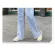 XCUTE - Long -sleeved jeans for high -waisted women, comfortable to wear, stylish 8017