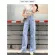 XCUTE - Long -sleeved jeans for high -waisted women, comfortable to wear, stylish 8017