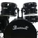 PARAMOUNT PJ-100 Drum 5, Black Black Black / Hi-Hat stand / stand unfolding / unfolding, high / unfolding 16 inches + free drum chair & drums