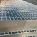 Stainless steel front grille Close of non -slip drains that are resistant to wear, steel grille, heavy platform at the airport of the power plant.