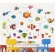 XH6230 Wall Sticker Bedroom wall sticker Wall Sticker deep fish model