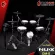 NUX DM8 + Full Option Drum, ready to play - Electric Drum NUX DM -8 [Center insurance] [100%authentic] [0%installment] [Free delivery] Red turtle