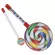 Remo® Lollipop Drum กลองรูปอมยิ้ม เพื่อเสริมสร้างพัฒนาการเรียนรู้ในด้านดนตรีของเด็ก ขนาด 6 นิ้ว Model ET-7106-00