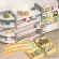 Multipurpose shelf for children Toy shelf Children's bookshelf Child Storage Rack