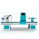 Horizontal welding machine The seam of the cycle of the pipe equipment