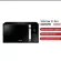 Samsung microwave model MS23F300EEK 23 liters, glossy black, elegant 1 year product warranty
