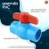 Ball valve PVC PVC wearing Ball Valve PVC, blue, red stalk