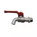 SANWA ball tap, red handle 3/4 inches, 6 and 1/2 inch 4 inches