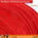 เชือกถักแบน เชือกไนล่อนแบน อเนกประสงค์ สีแดง หน้ากว้าง 4 หุน ยาว 150 เมตร ผลิตจากเส้นใยโพลีเอสเตอร์คุณภาพสูง รับประกันคุณภาพ