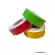 PVC Masking Tape Size 2 x 50M. **เทปตีเส้นพื้นสีล้วน** เหลือง,แดง,เขียว