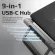 Promate แท่นวางโน๊ตบุ๊ค รุ่น PrimeBase-C 9-in-1 Multiport USB-C Hub with Laptop Stand