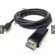 สายอแดปเตอร์ USB C ไป DisplayPort Type C DP 4K 60Hz ขนาด 6 ฟุต 1.8 ม.ตัวผู้ สีดำ