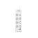 Plug Anitech H5234 TIS Power Strip 4 Socket 4 Switch 2 USB 3.0 Meter White