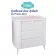 Idawin, diaper change cabinet White prema diapers with colored cushions to choose from, 3 colors, pink, blue and cream.