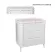 Idawin, diaper change cabinet White prema diapers with colored cushions to choose from, 3 colors, pink, blue and cream.