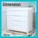 Idawin, diaper change cabinet BEYOND's drawer cabinet